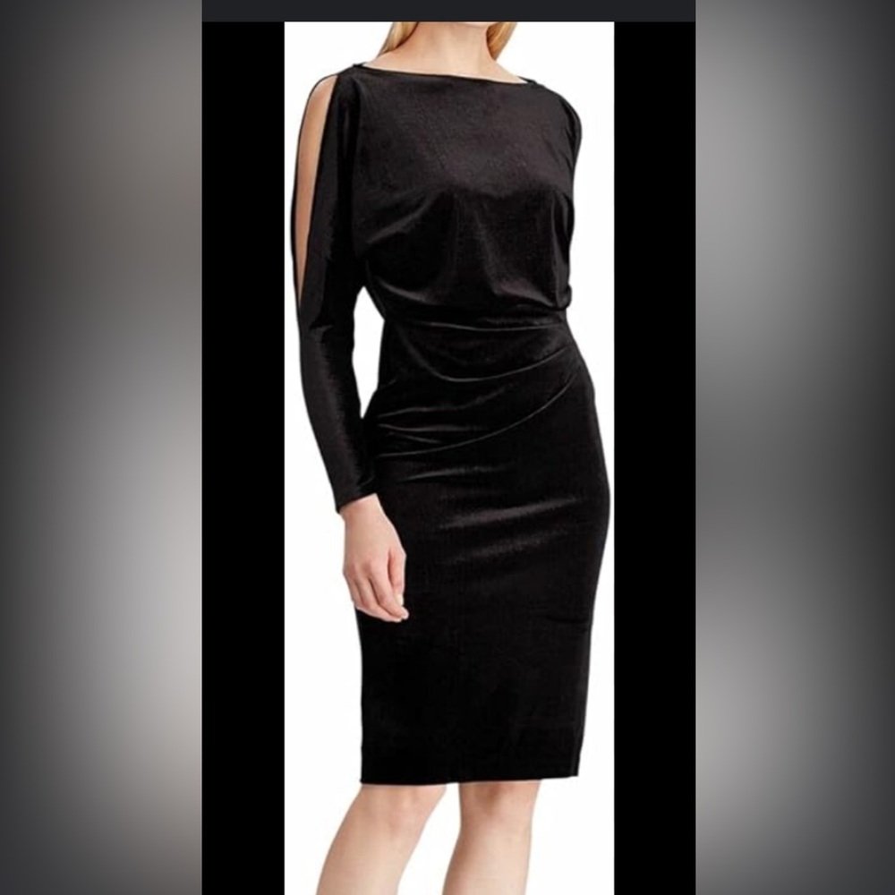 Ralph Lauren Perkins Velvet Dress, size 0